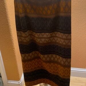 The Limited Wrap Skirt  Size L Autumn Colors